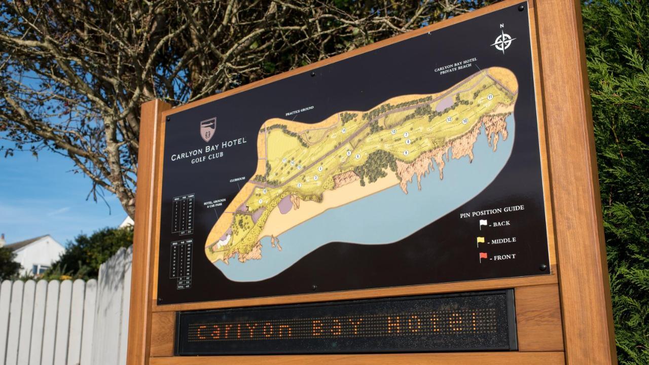 The Carlyon Bay Hotel And Spa St Austell Exterior foto